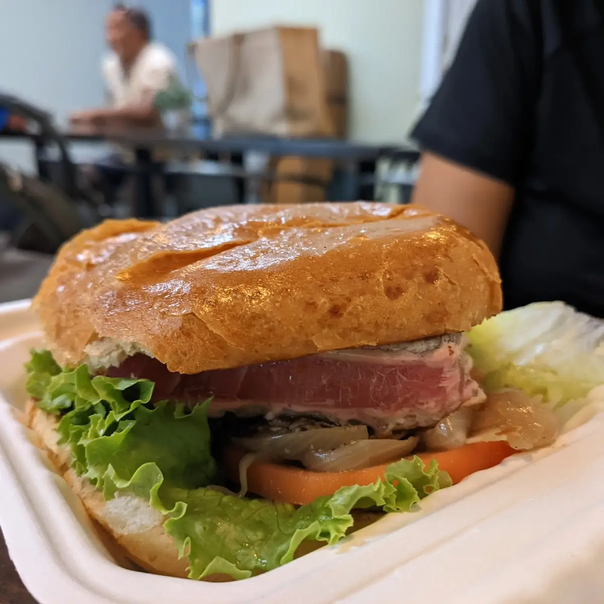 Seared Ahi Burger