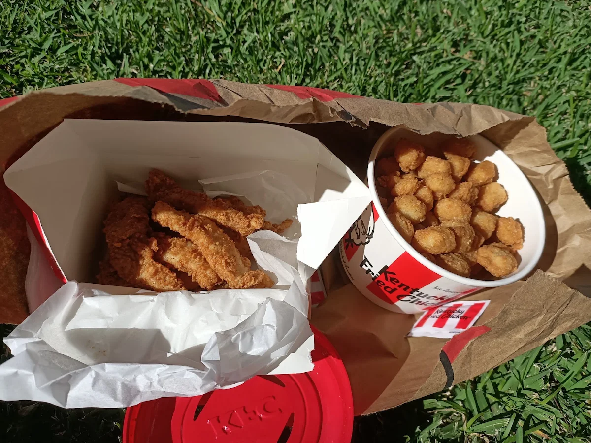 Chicken Tenders and Popcorn Chicken, KFC Pacific Fair