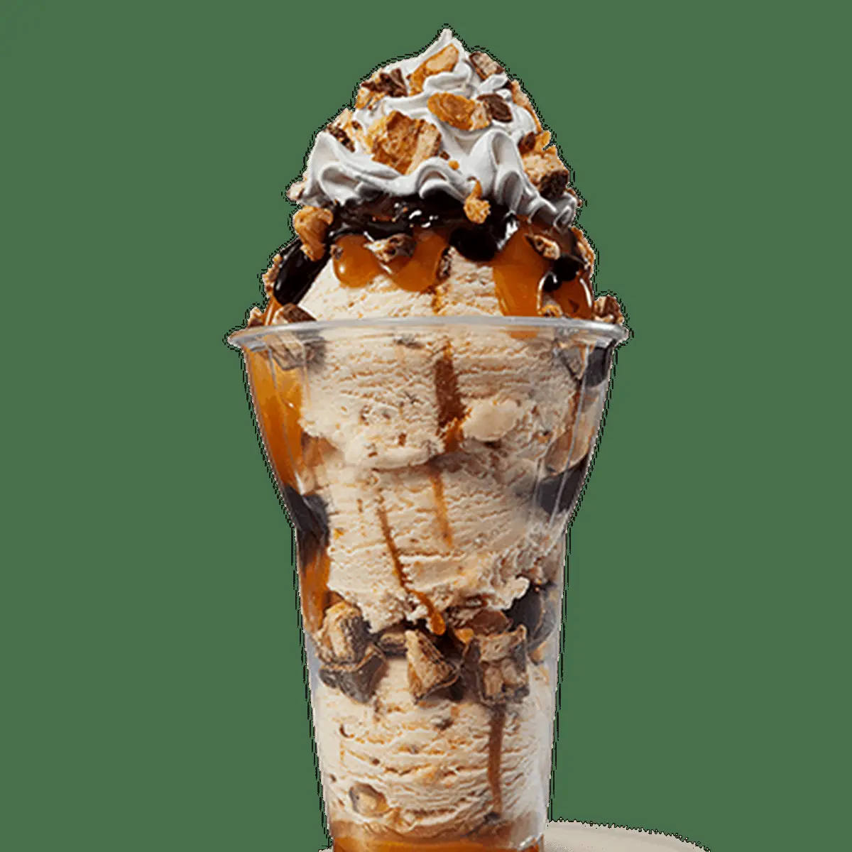Reese's Peanut Butter Cup Layered Sundae
