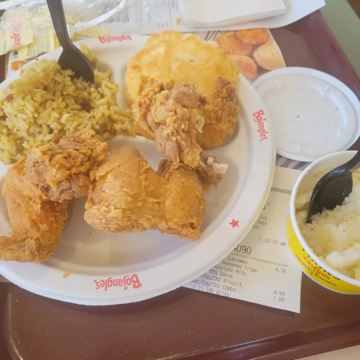 Fried Chicken with Cajun Rice
