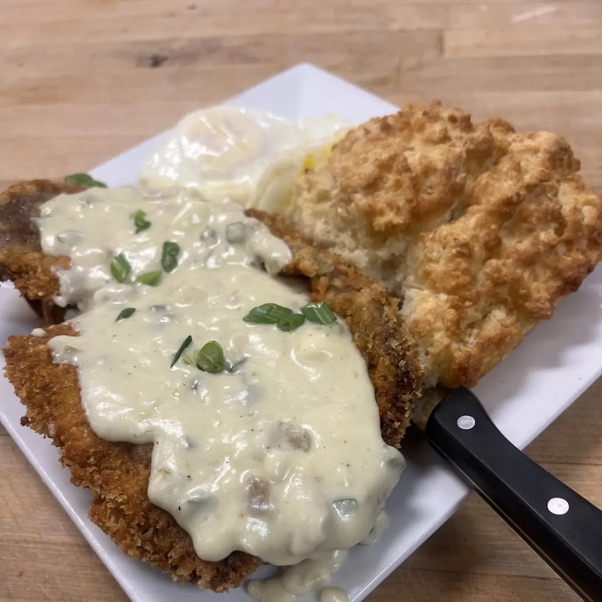 Chicken Fried Steak & Eggs