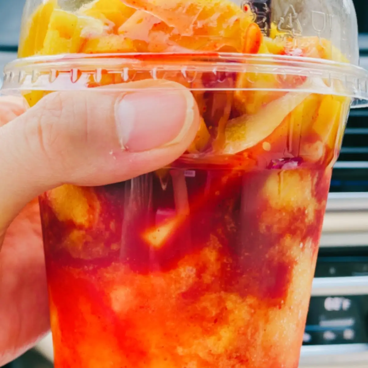 Mango Smoothie with Fresh Mango Fruit