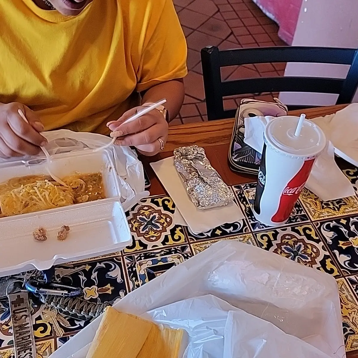 Smothered Beef and Bean Burrito