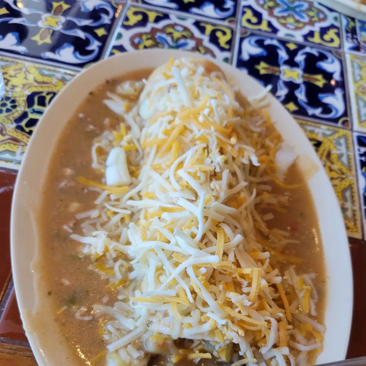 Smothered Breakfast Burrito