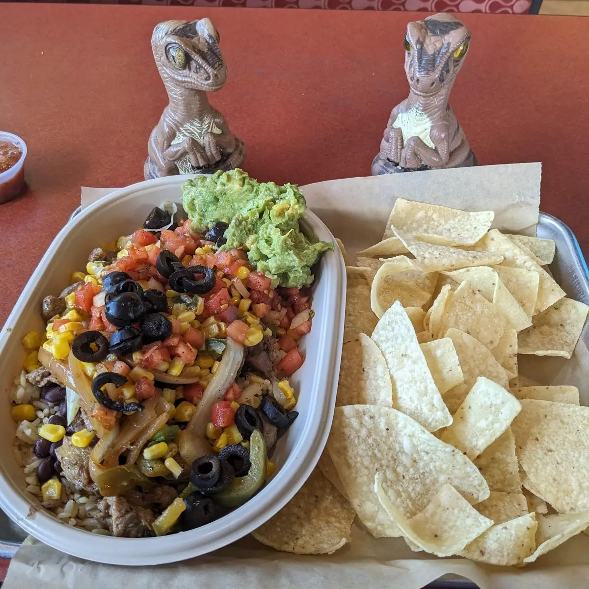 Burrito Bowl w Chips & Salsas