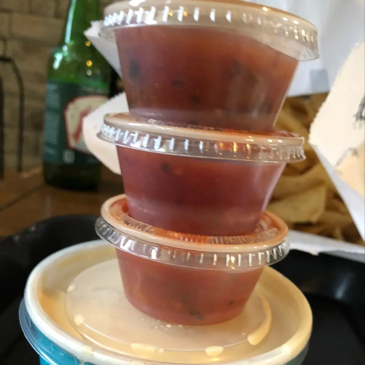 Salsa and Queso Dip