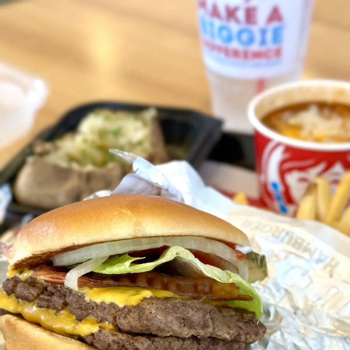 Double Big Bacon Classic Burger