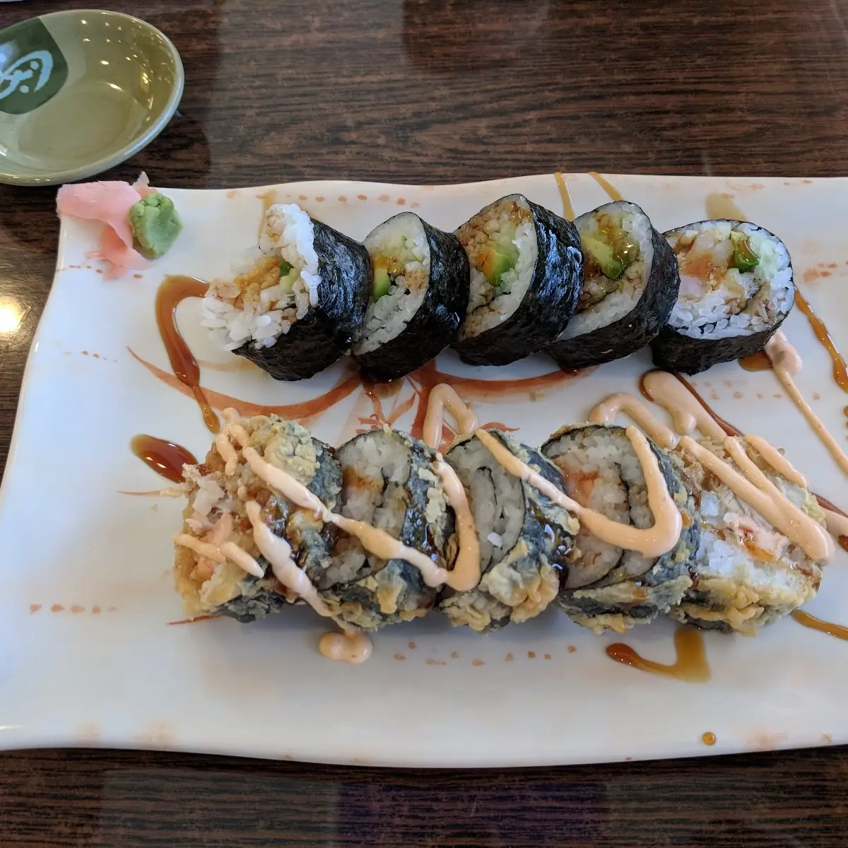 Shrimp Tempura and Phoenix Roll