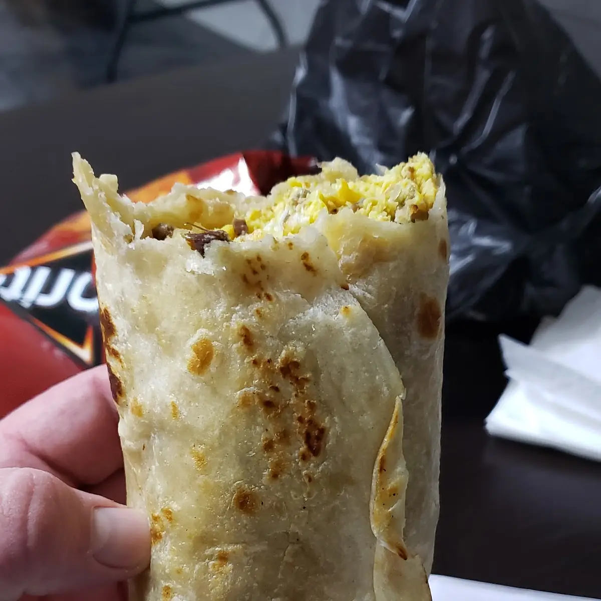 Steak Egg & Potato Burrito