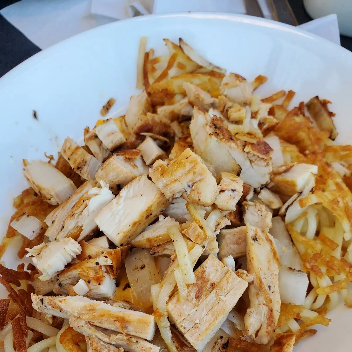 Hash Browns with Chicken