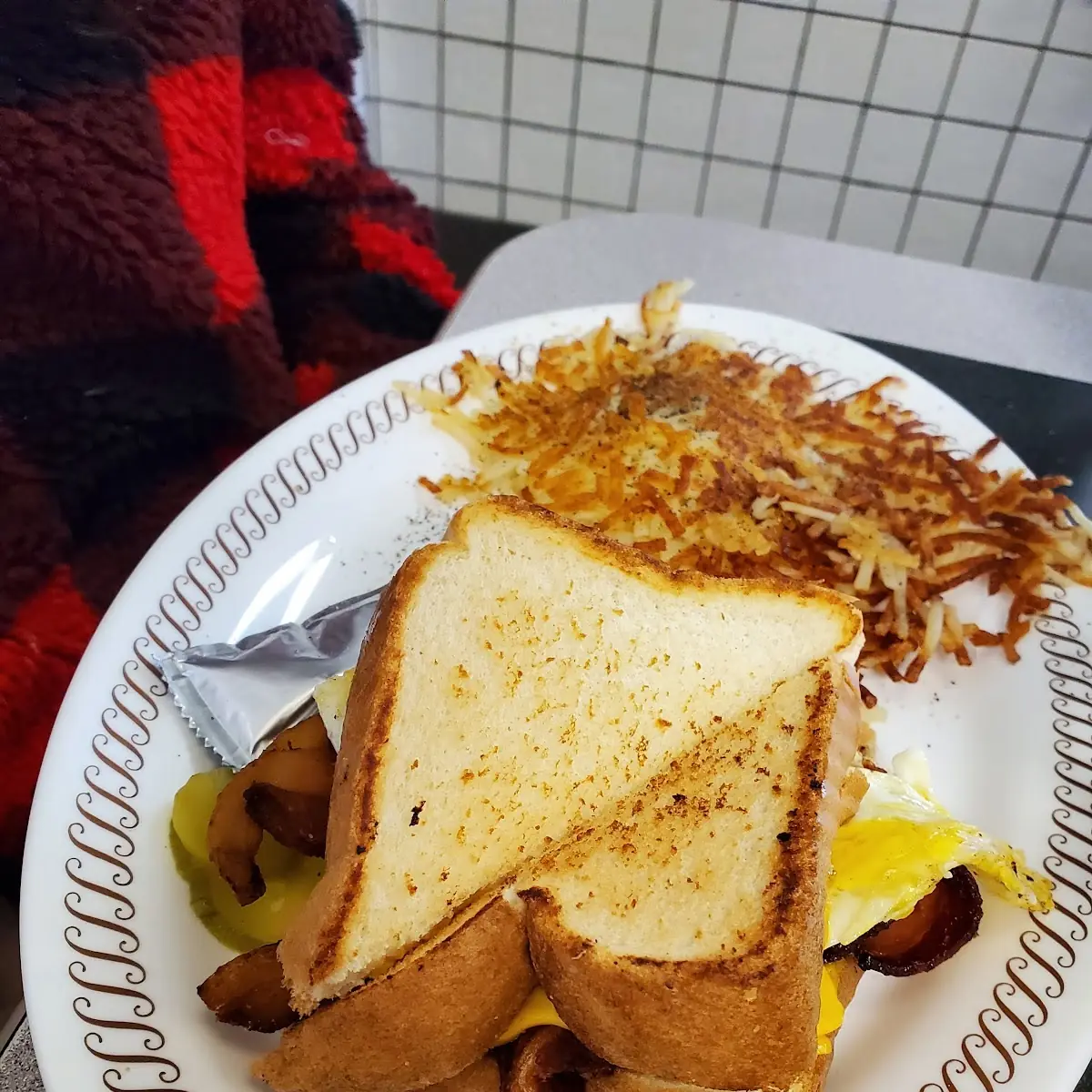Patty Melt with Bacon