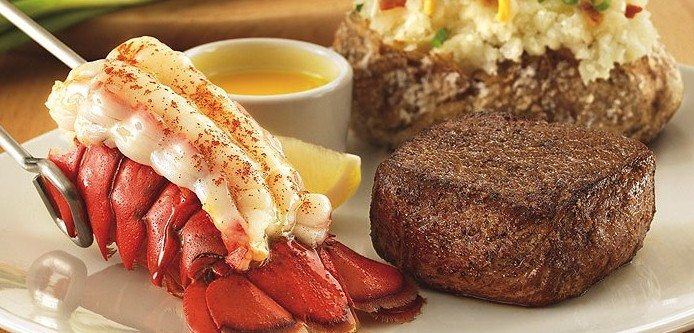 Filet Medallions & Lobster Combo, Tony Roma's