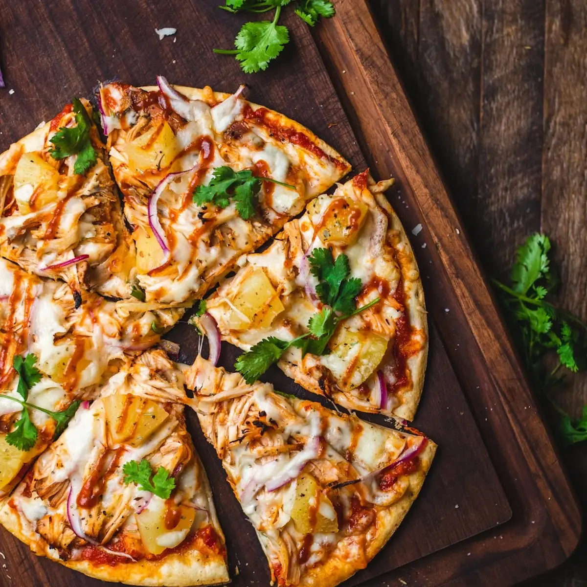 GF BBQ Chicken Pizza