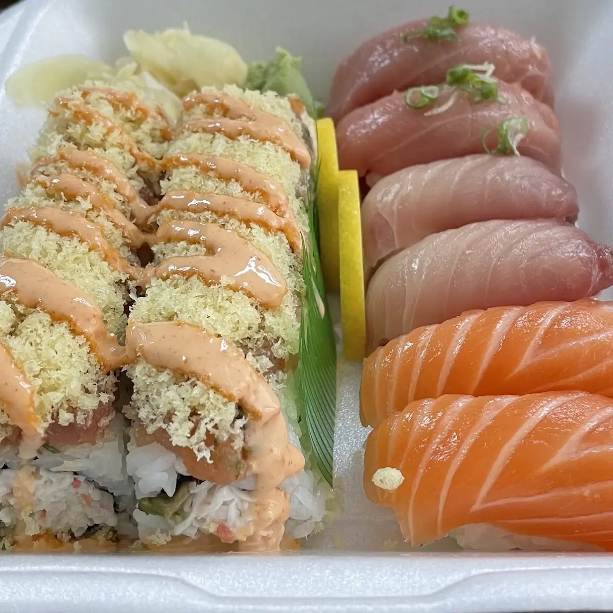 Toro and Hamachi Nigiri