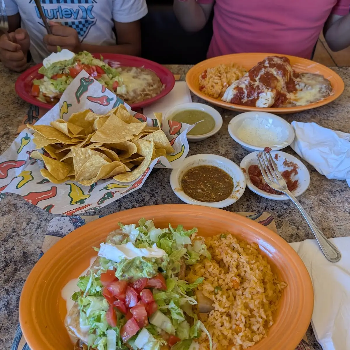 Spanish Rice & Refried Beans