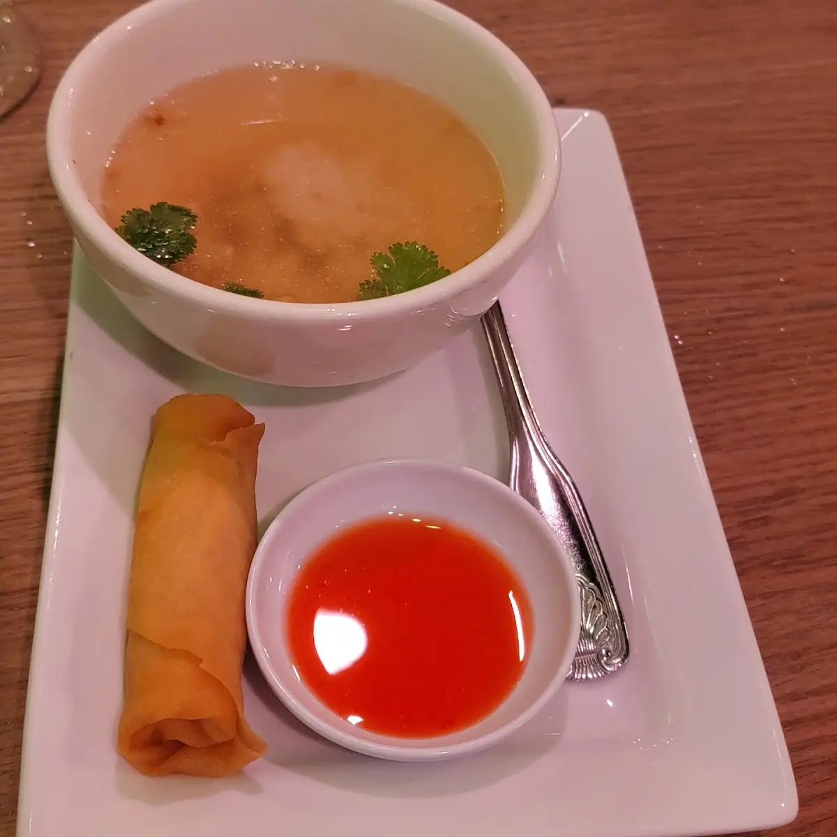 Soup & Spring Roll