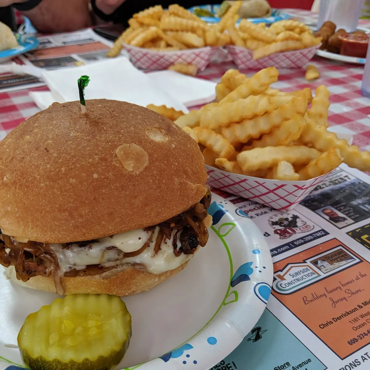 Bacon Cheeseburger with Fried Onions