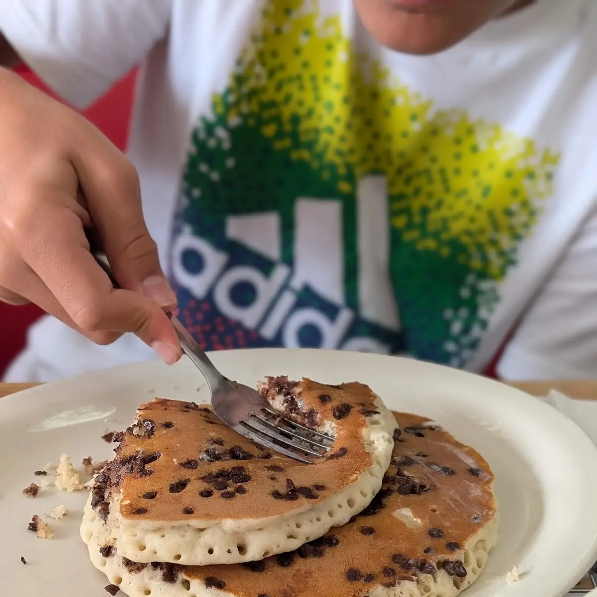 Chocolate Chip Pancakes Short Stack