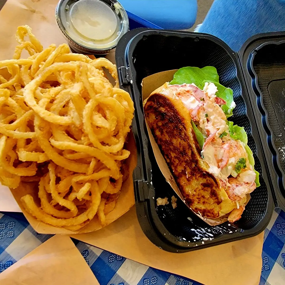 Lobster Roll Large Onion Rings