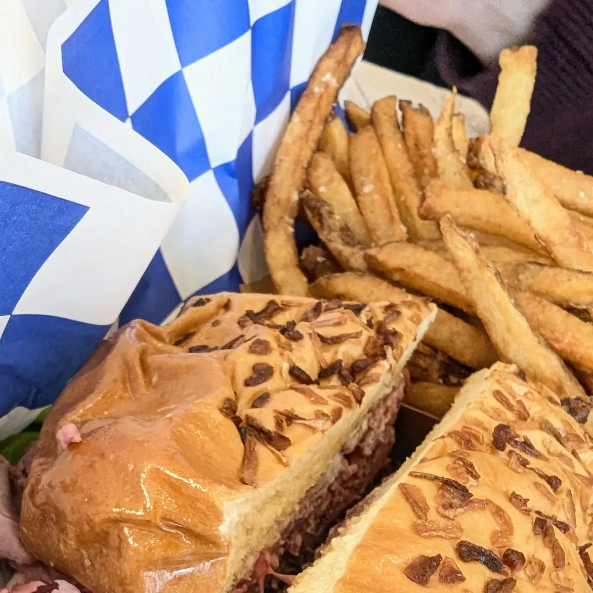 North Shore Roast Beef Sandwich with Fries