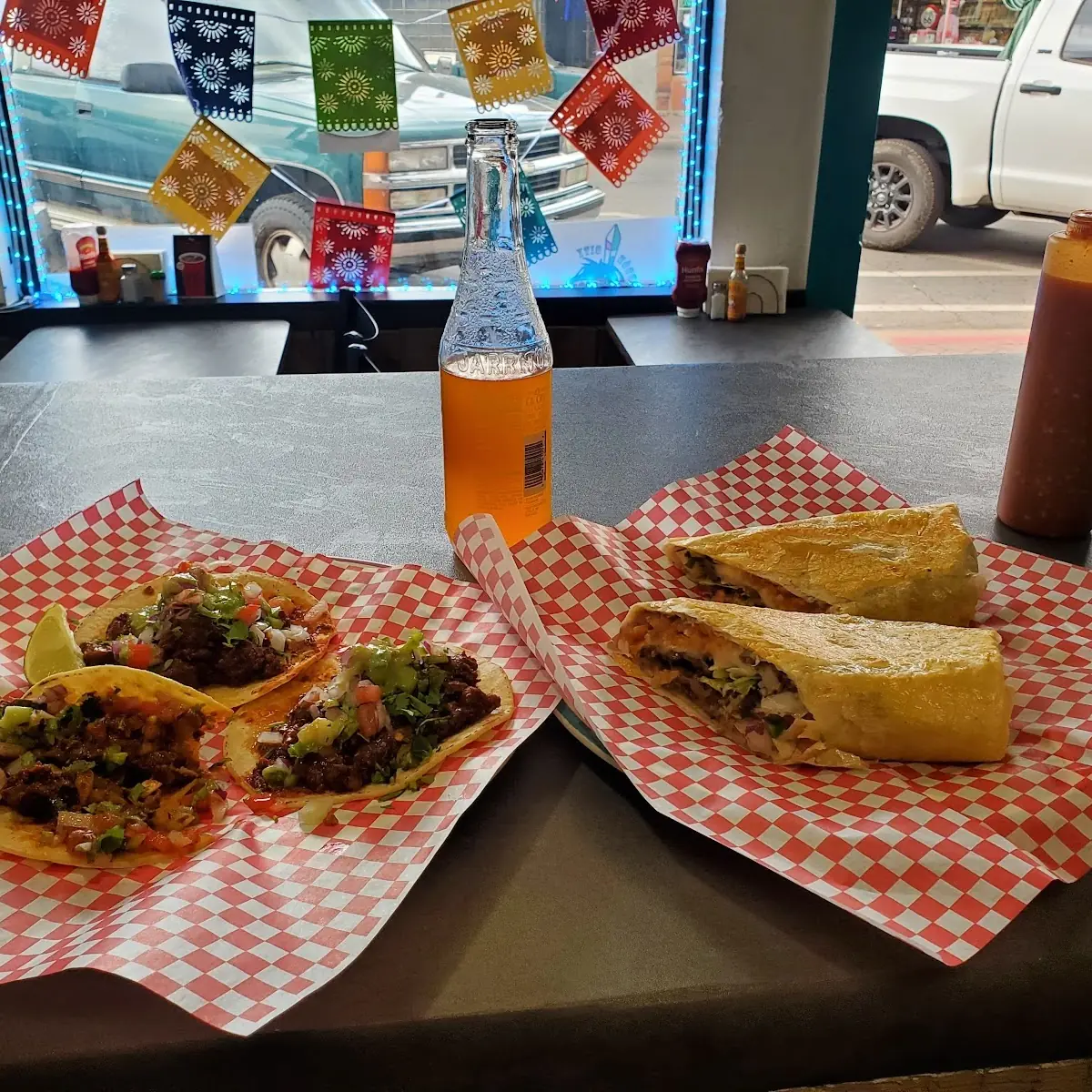 Tacos Al Pastor Carne Asada Burrito