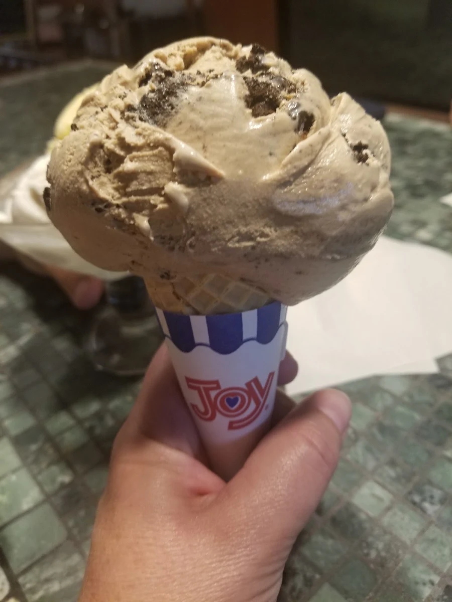 Coffee Ice Cream with Oreo Cookies