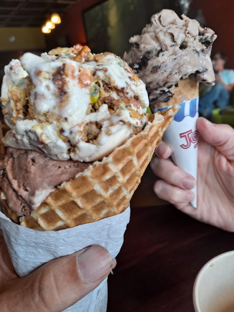 Snack Attack and Chocolate Pudding Cake Ice Cream