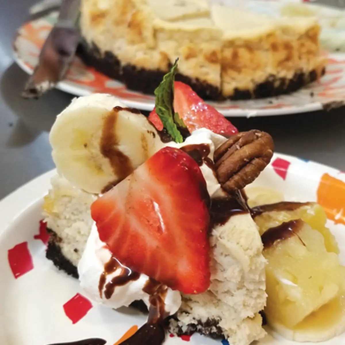 Banana Split Cheesecake