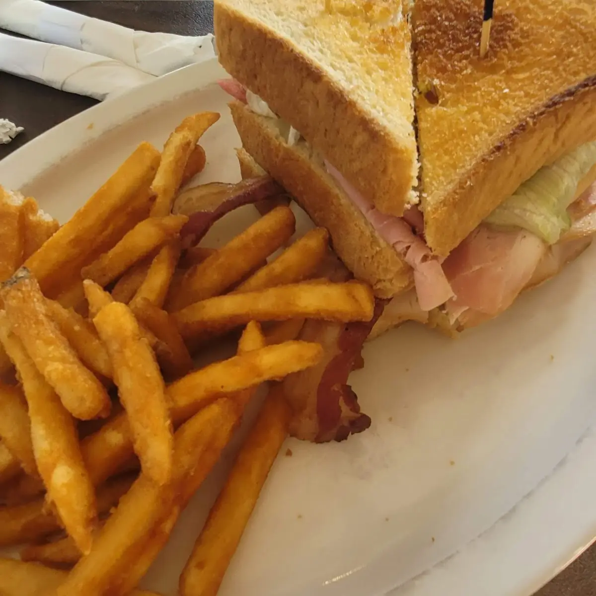 Hole in One Club Sandwich
