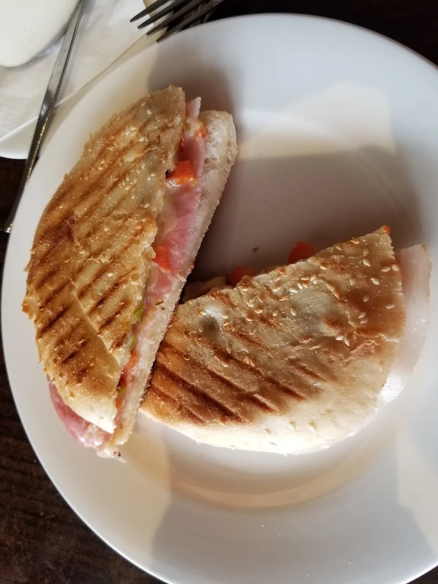 Toasted Ham and Cheese on Turkish Bread, Jamworks Gourmet Foods
