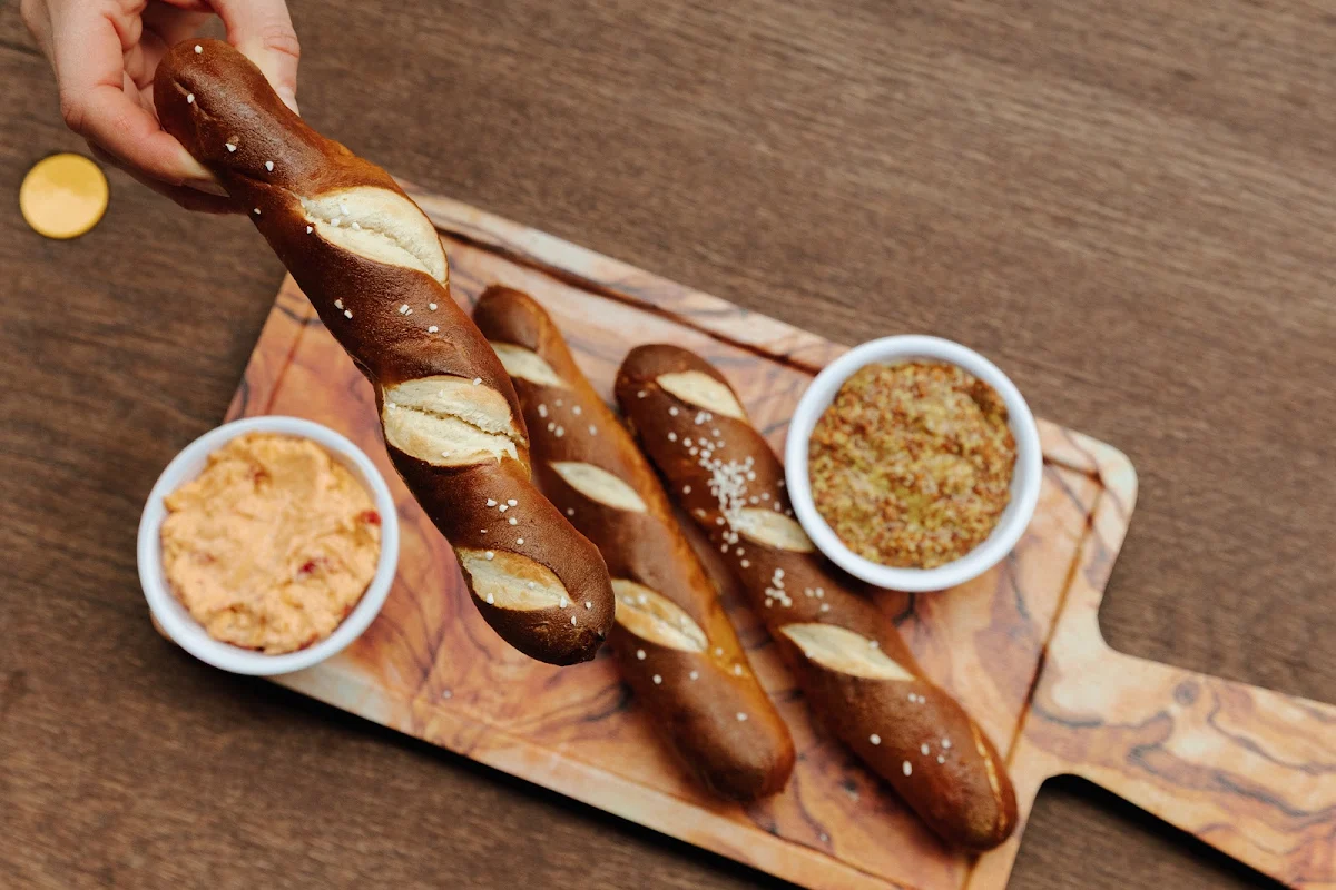 Warm Bavarian Pretzel Sticks