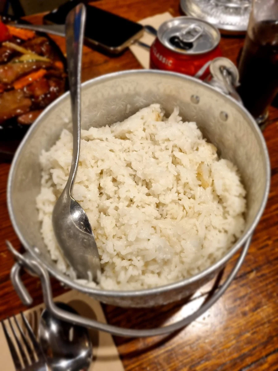 Coconut Rice, Rice Scoop