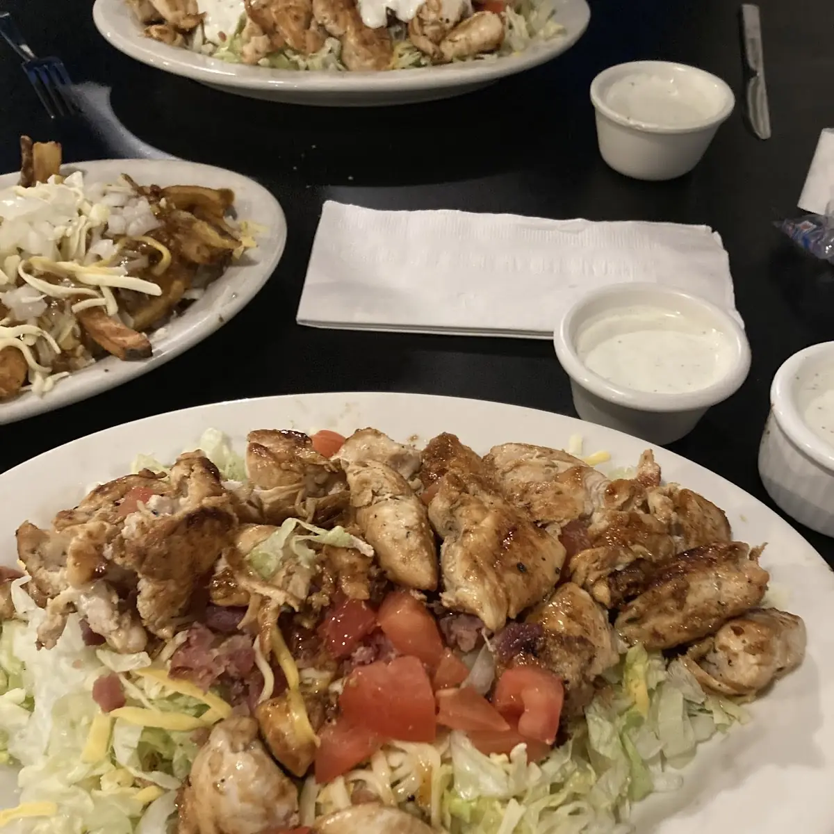 Grilled or Popcorn Breaded Chicken Salad
