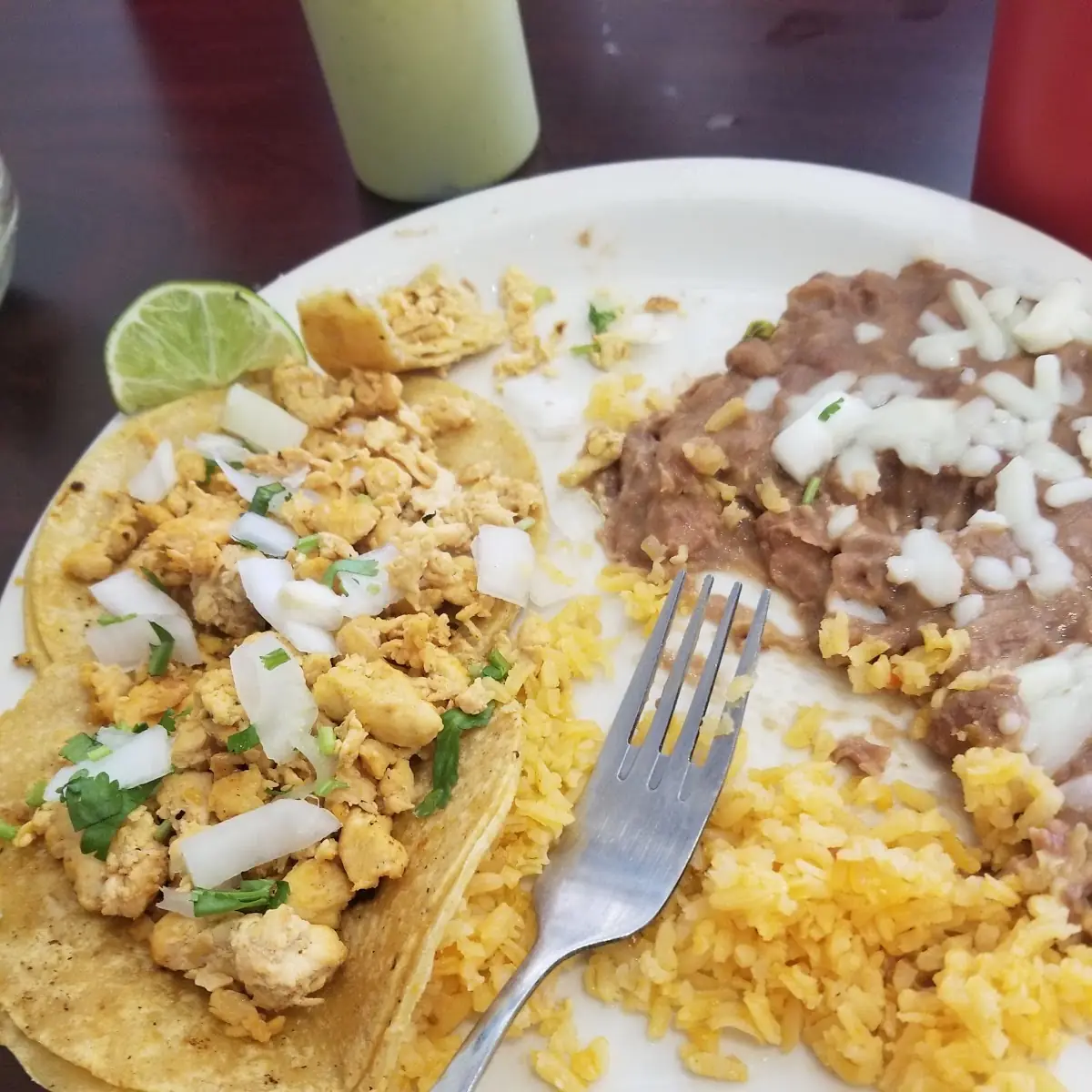 Chicken Taco Plate