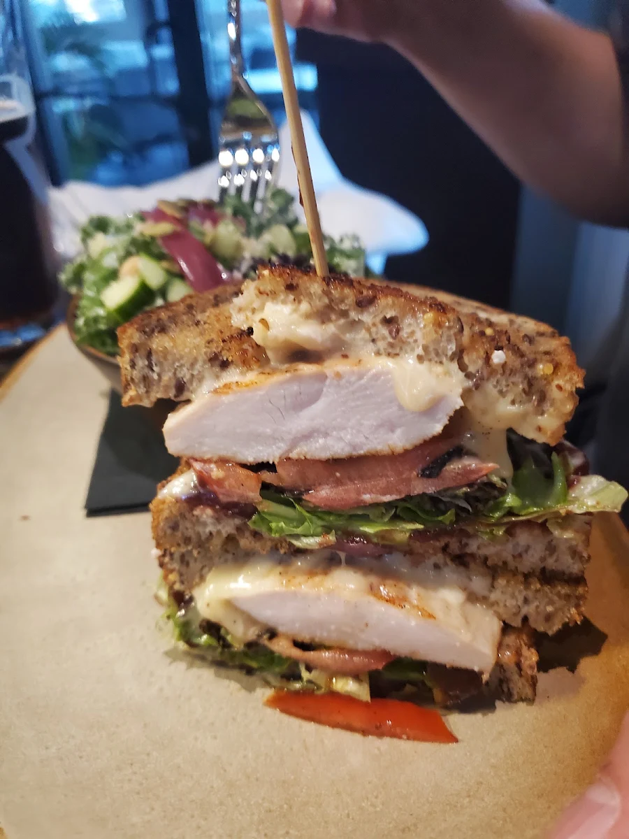 Club Sandwich, RANGE restaurant, bar + patio