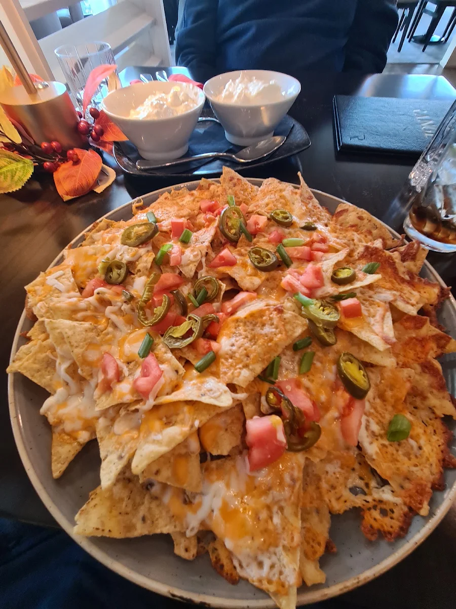 Nachos, RANGE restaurant, bar + patio