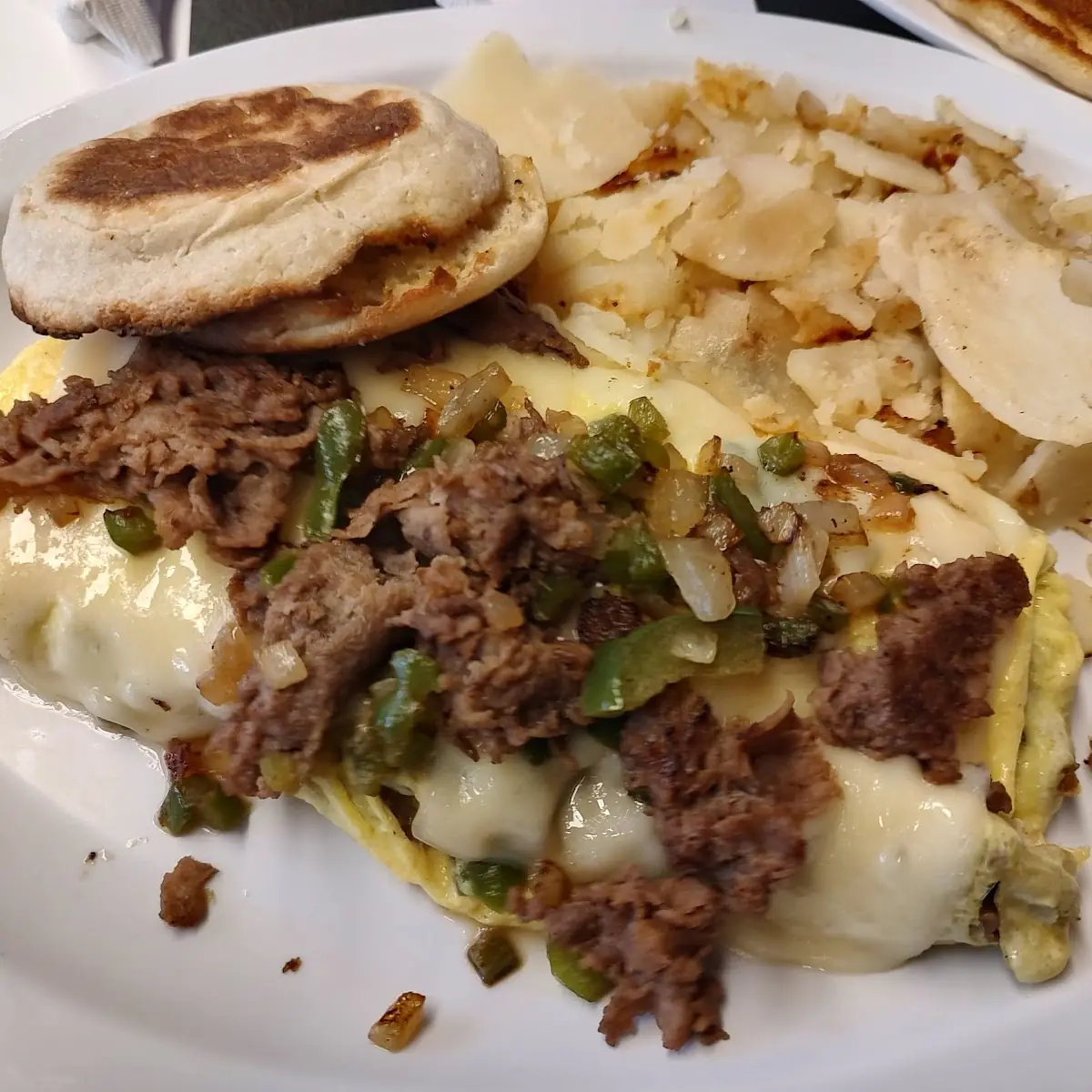 Philly Cheese Steak Omelette
