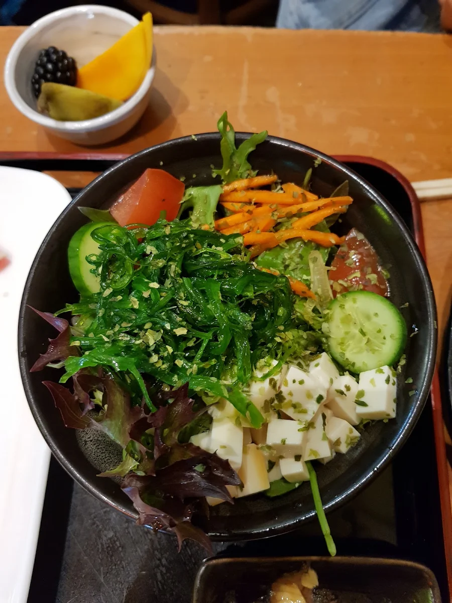Seaweed and Tofu Salad, Sushi on Stanley