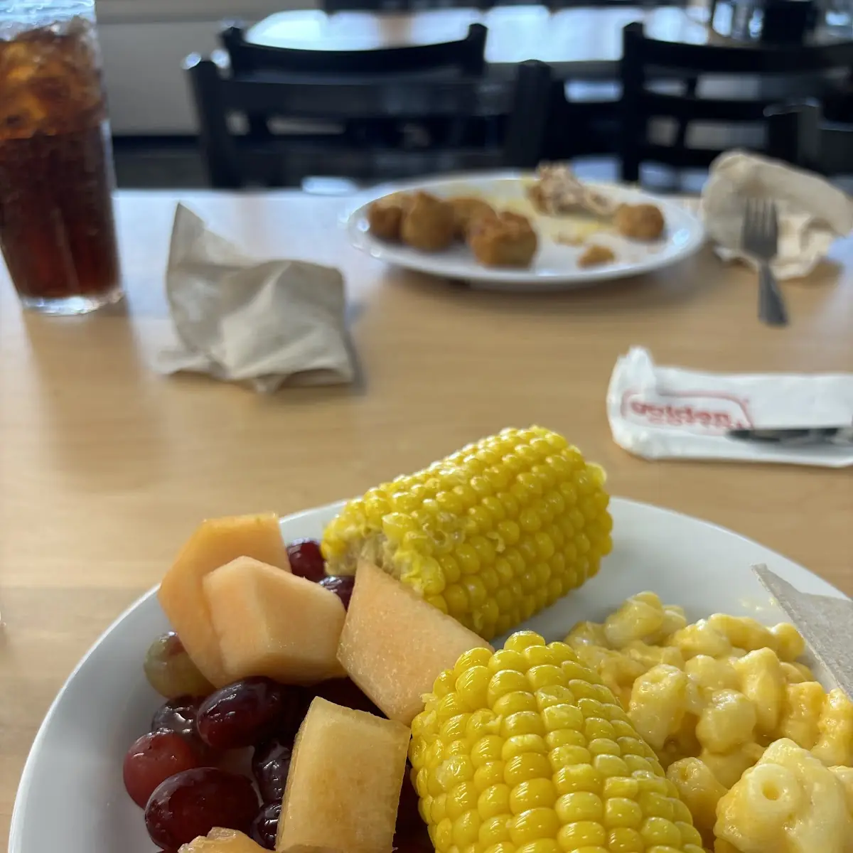 Fruit and Corn on the Cob