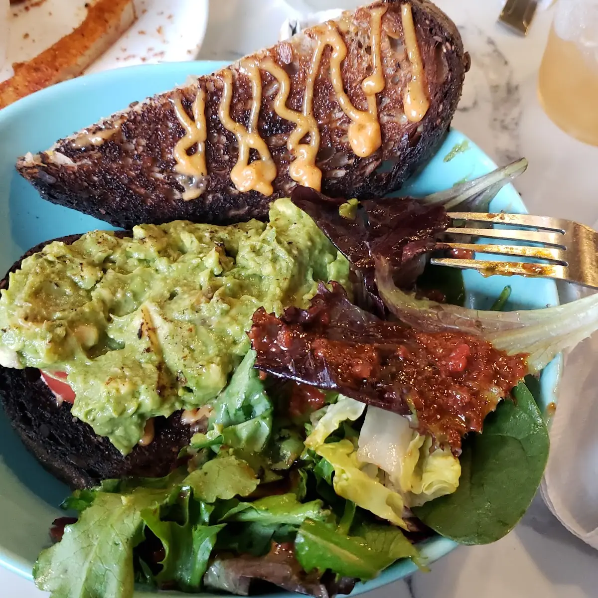 Avocado on Toast with Salad