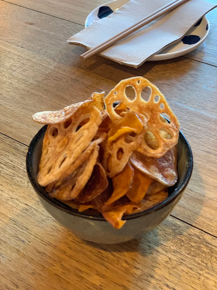 Vegetable Crisps, DenDeke Japanese Bar & Dining