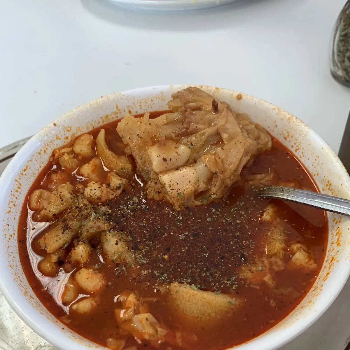 Menudo Soup Con Pata