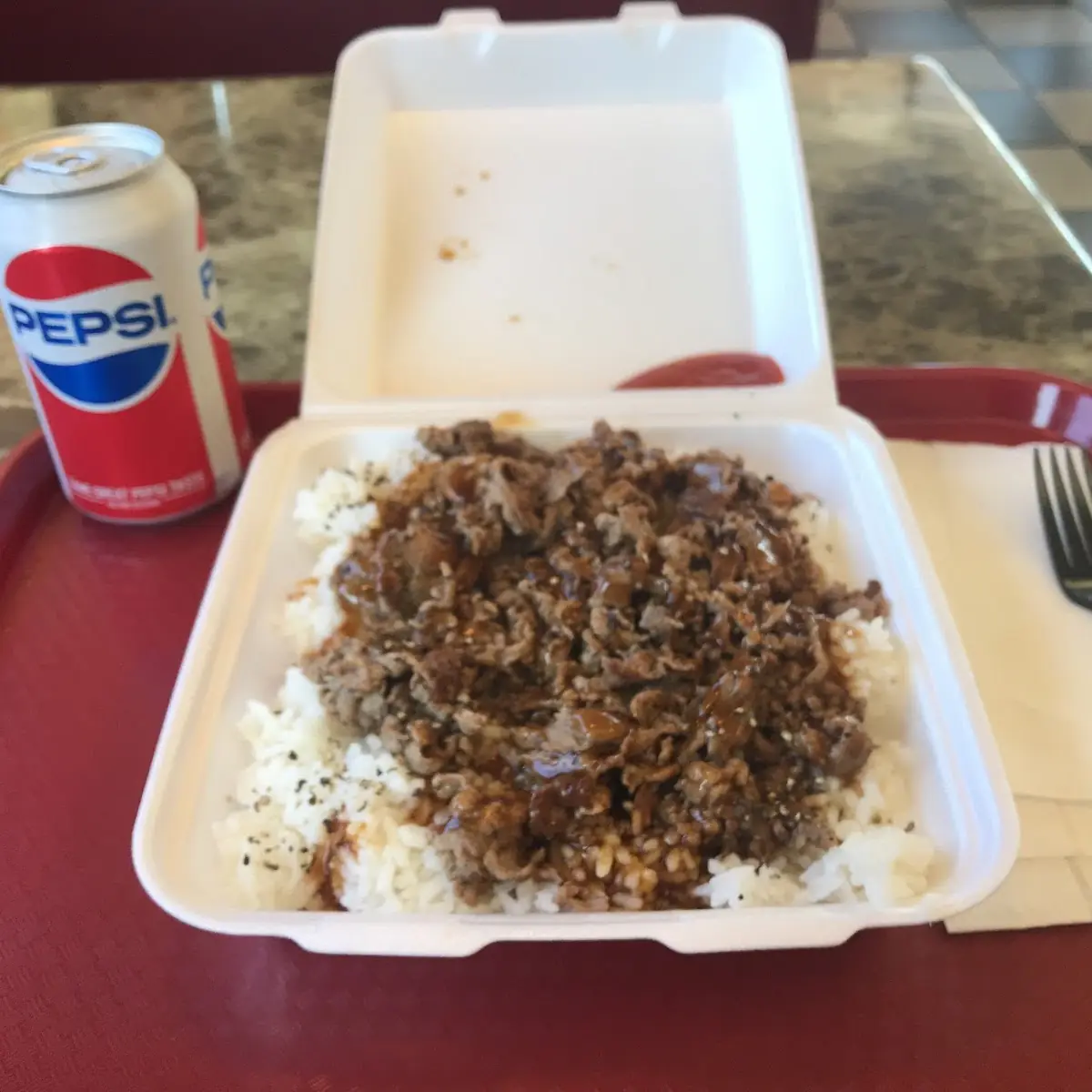 Teriyaki Beef and White Rice