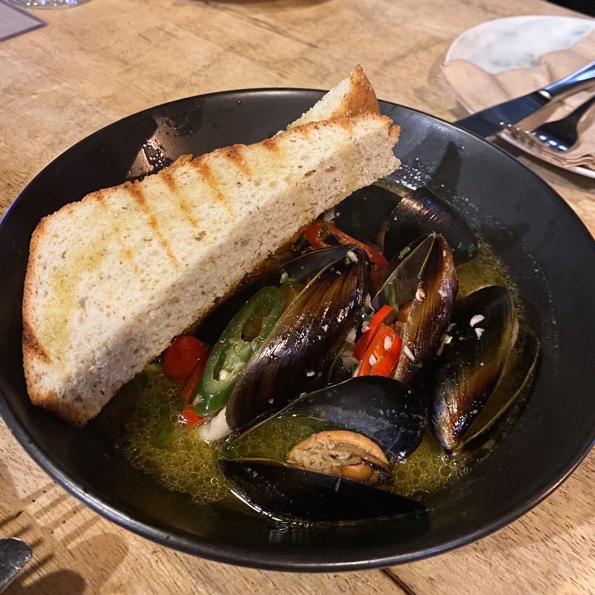 Black Mussels, Four Hands Tapas & Pizza Restaurant