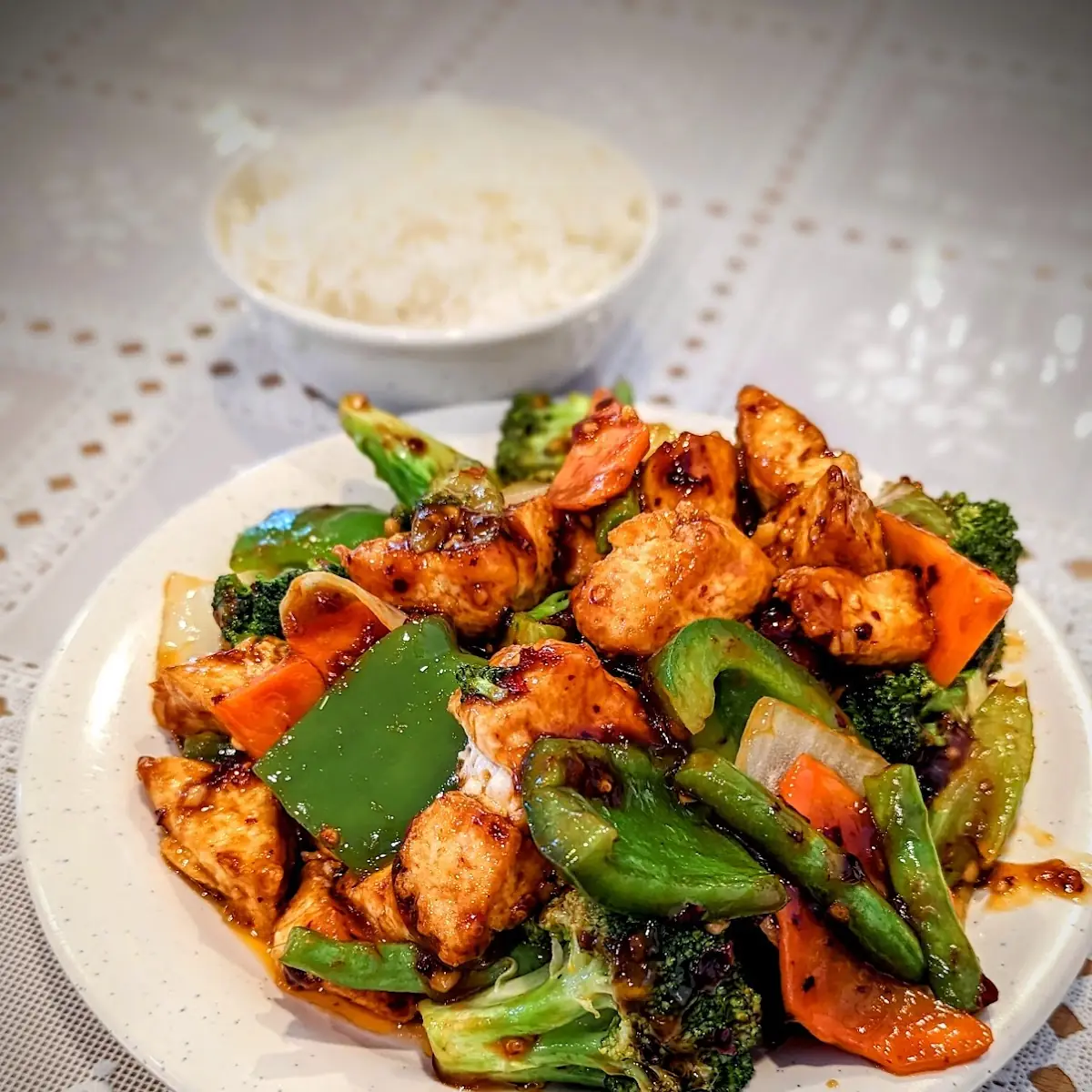 Bean Curd Szechuan Style