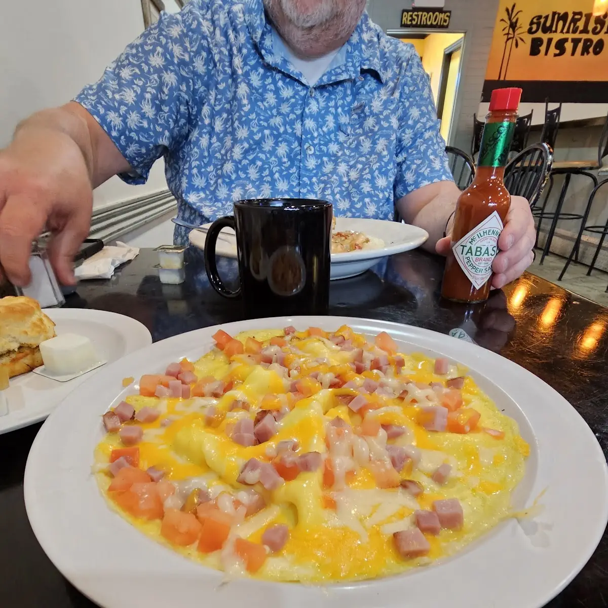 Open Faced Omelet