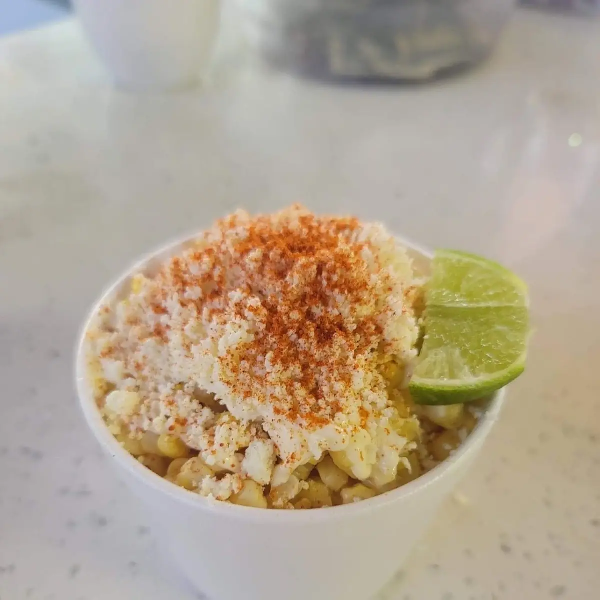 Elote En Vaso Corn in a Cup