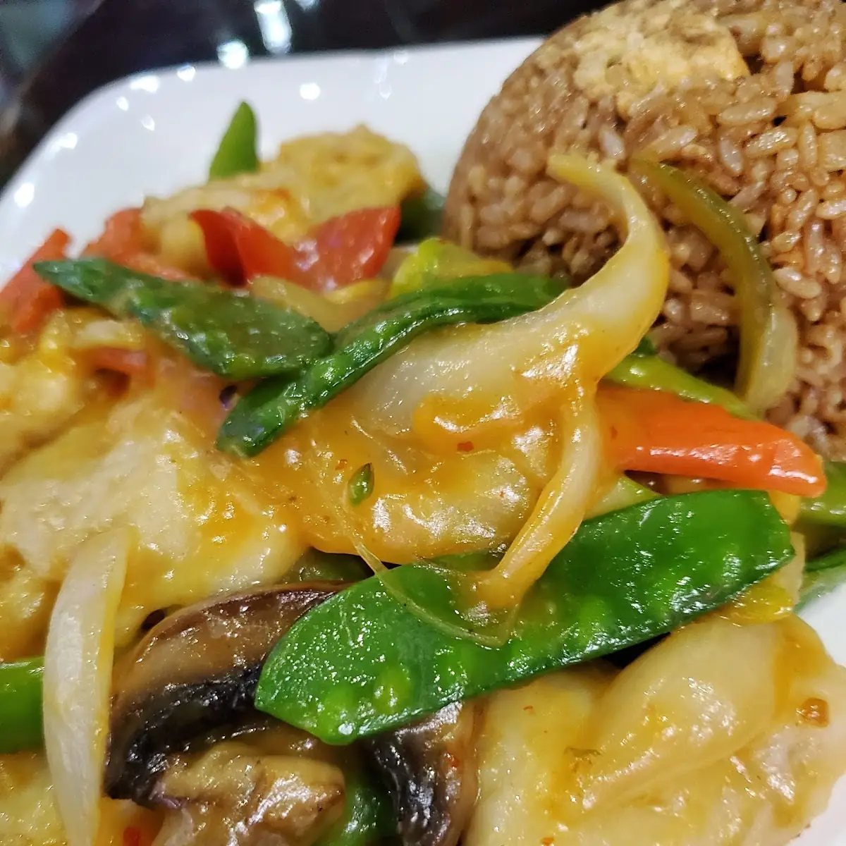 Mango Chicken Fried Rice
