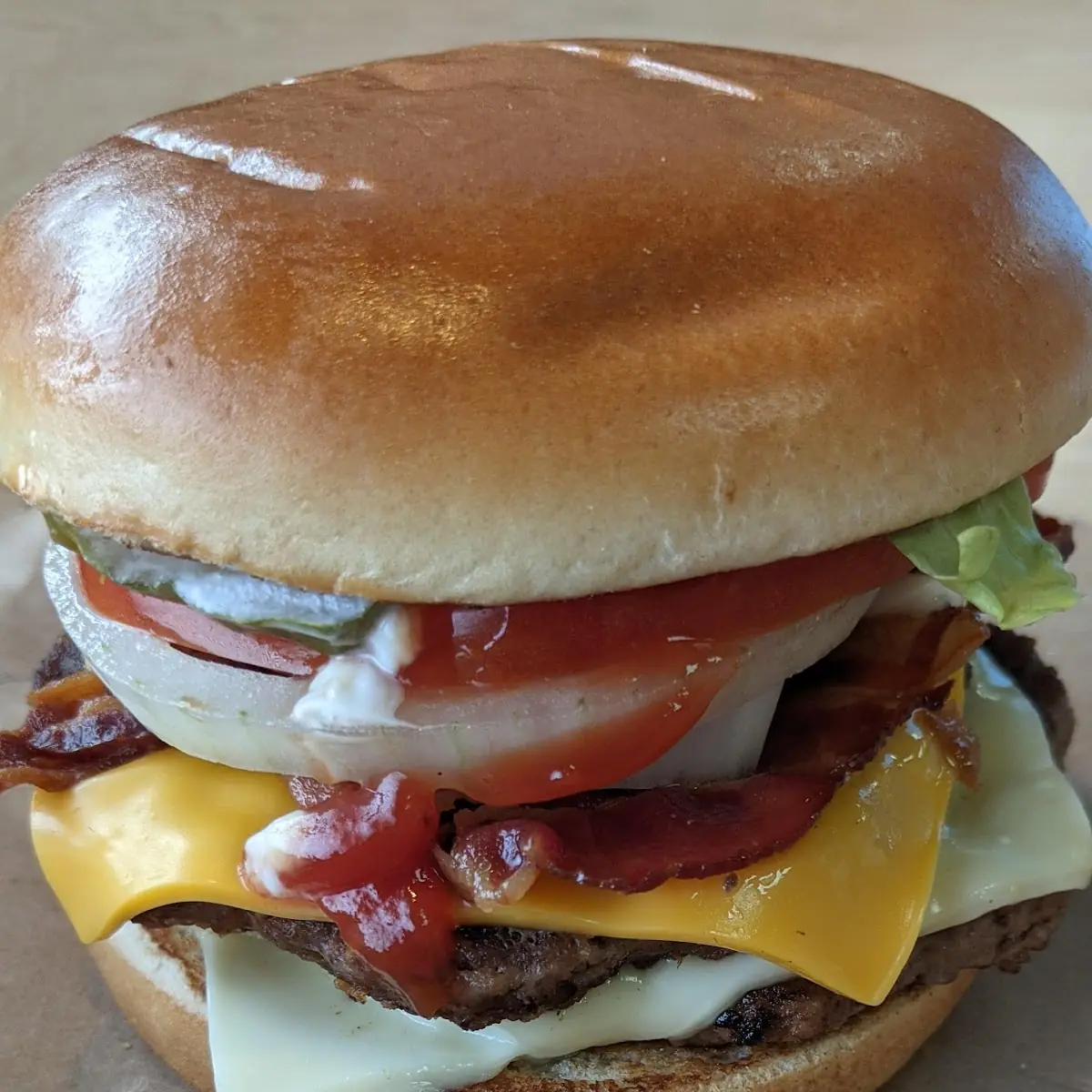 Double Bacon Cheeseburger Dairy Queen
