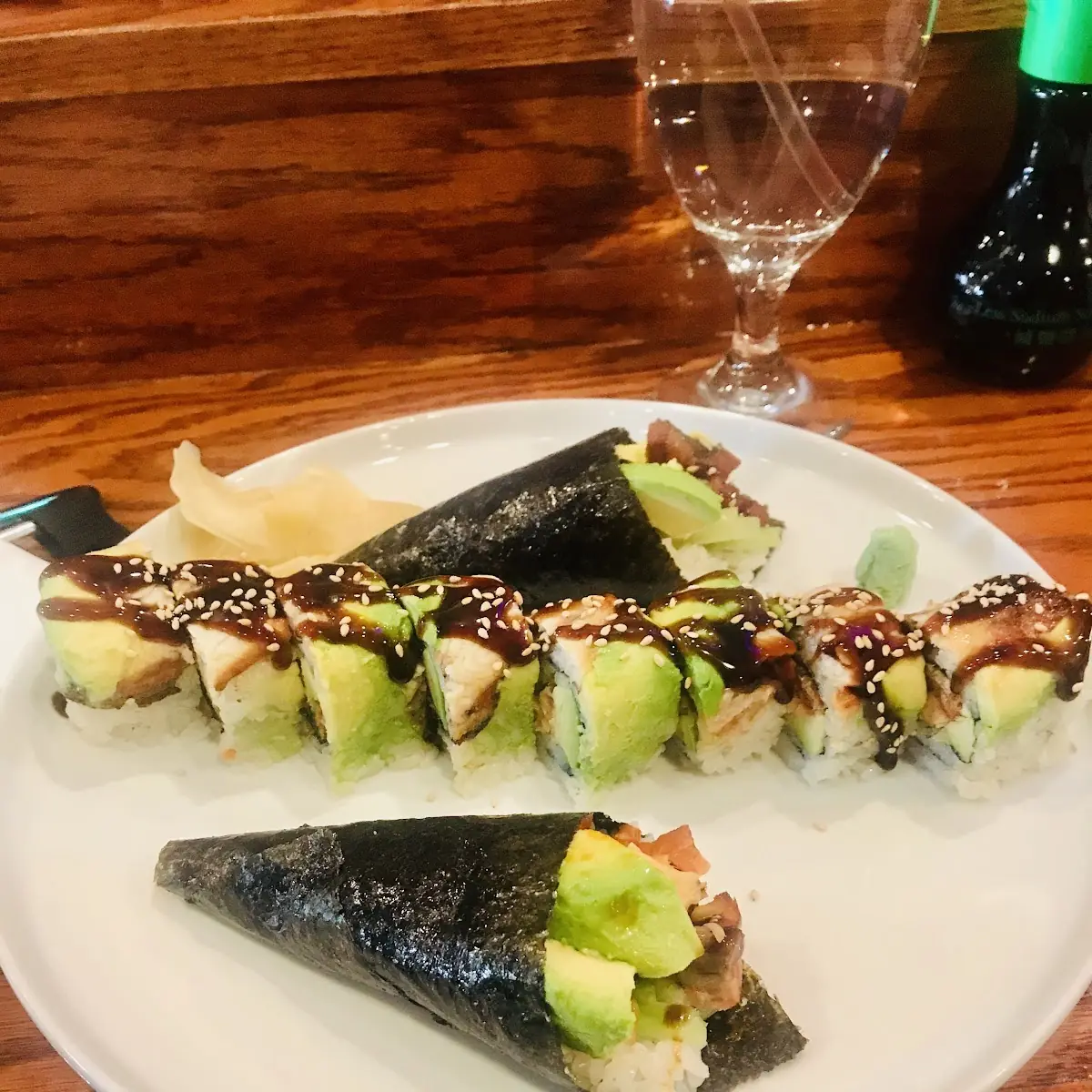 Eel & Avocado Hand Roll